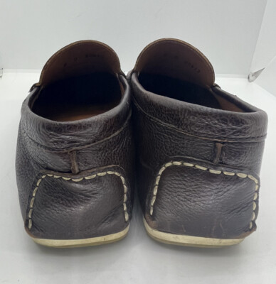 Allen Edmonds Driving Loafer Dark Brown Leather Men\'s Sz 8 D 60412 Casual Shoes Allen Edmonds Sebastian Bit Driving Loafer Dark Chili  main image 4