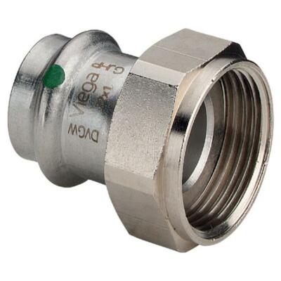 Viega Verschraubung mit SC Sanpress Inox 2363 in 15mm x G3/4 Edelstahl