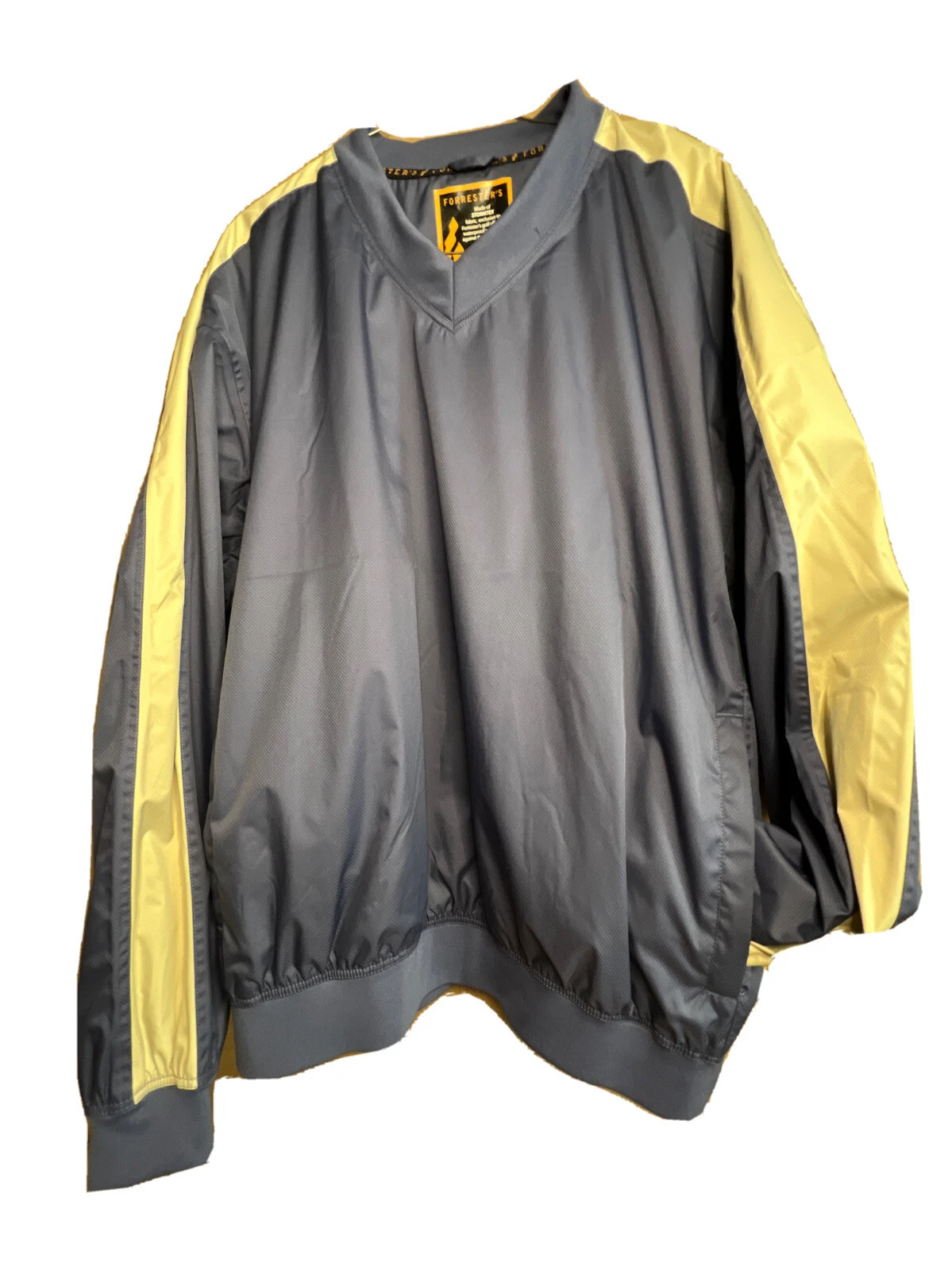 Forresters Windbreaker Blue Jacket V-Neck golf lightweight Men’s Size Large