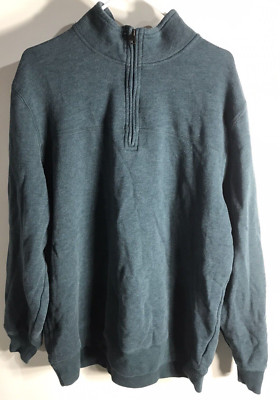 Arrow Fleese Light Green Color Sweatshirt Pullover Sweater 1/4 Zip / X- Large