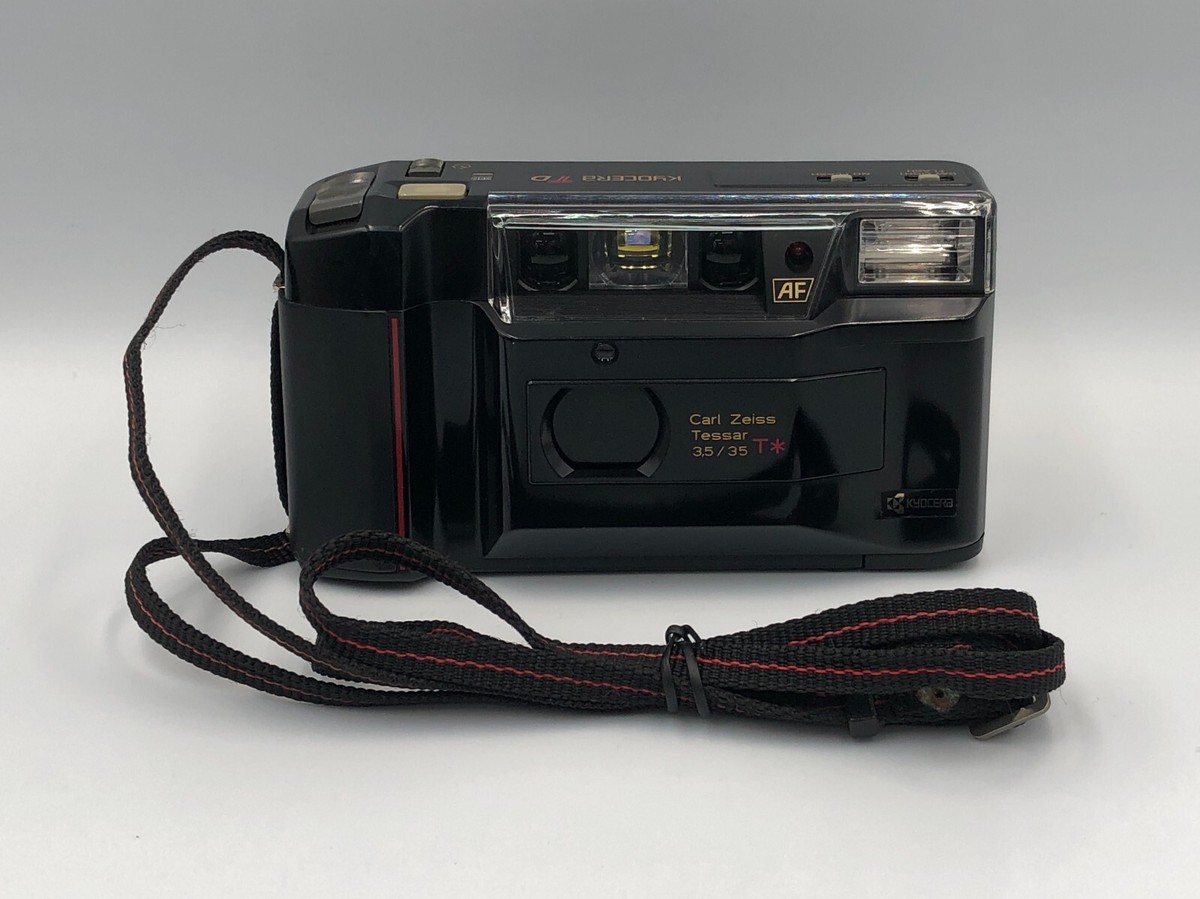 フィルムカメラ KYOCERA TPROOF Carl Zeiss Tessar 3.5/35 KYOCERA T PROOF フィルムカメラ | kaerucameraOnlineshop