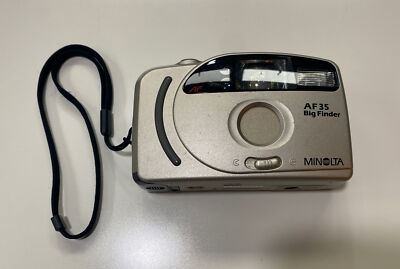 Minolta AF 35 Big Finder Point & Shoot Film Camera Untested | eBay