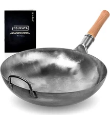 Silver Round Bottom Pan – Stir Fry Pans For Cooking - Chinese Hammered Pow - ...