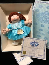 1985 Vintage MELANIE SUSANNE Porcelain Cabbage Patch Kid 4886 Xavier Roberts NOS