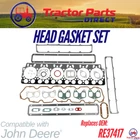 HEAD GASKET SET comp w John Deere® 6.101A/T EARLY & 6.619A/T REPLC: RE37417