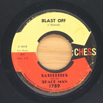 SATELLITES W SPACE MAN - BLAST OFF / MAN IN ORBIT  -  SOUL 45