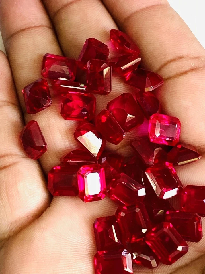150 Ct 15 Pcs Certified Natural Mozambique Red Ruby Lot Emerald Loose Gemstone - Image 2 of 4