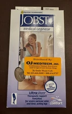 Jobst Womens UltraSheer Compression Pantyhose 30-40 mmhg Support Stockings NEW
