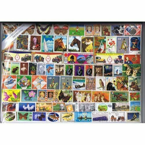 Colecciones y lotes de sellos mundiales usado