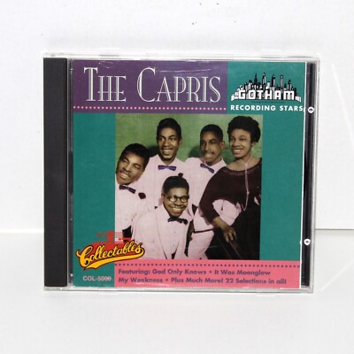 rare CD The Best of THE CAPRIS 1994 Collectables Gotham Doo Wop oldies
