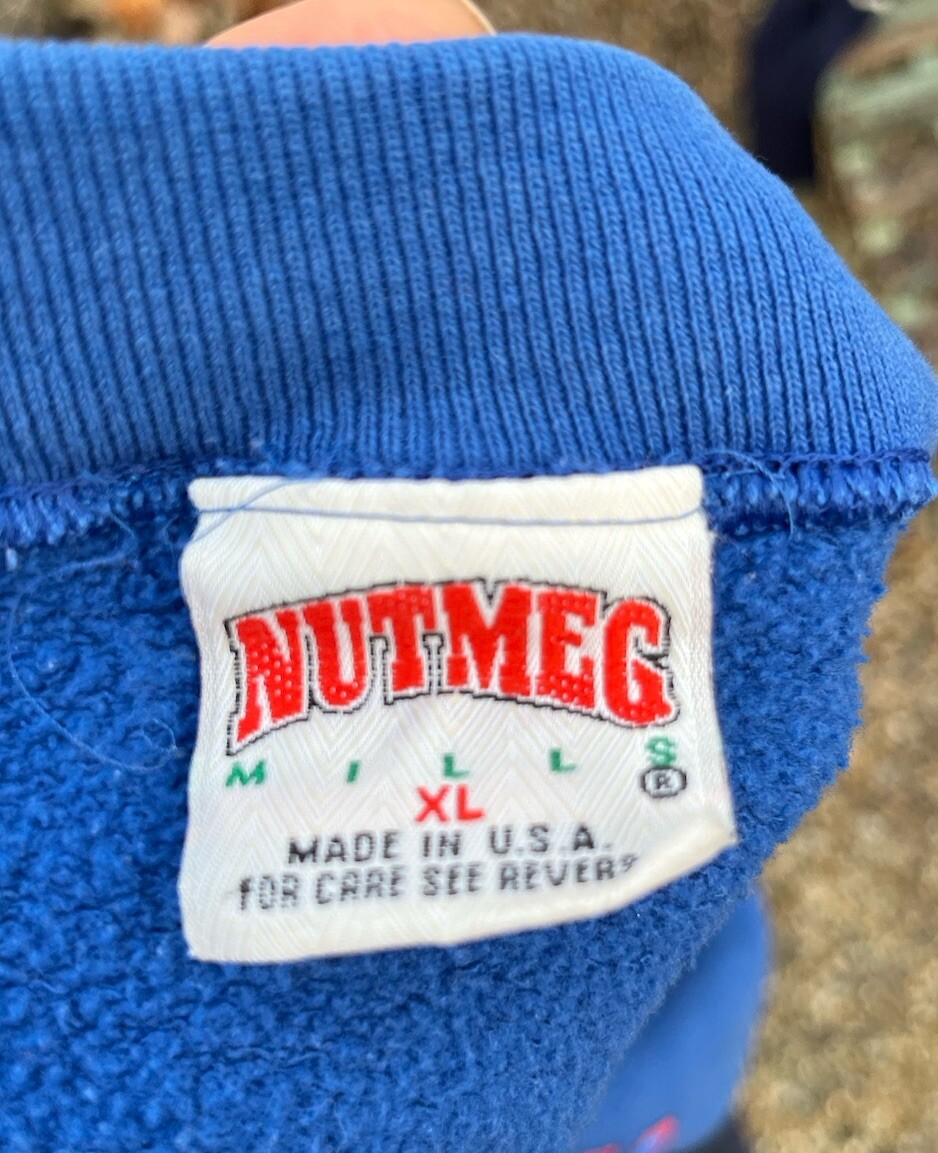 VTG New York Giants Skyline Crewneck Sweatshirt Nutmeg NFL