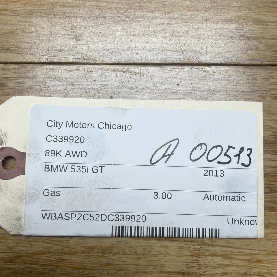 BMW 535i GT F07 2009-2017 3,0 L motor refrigerante radiador fabricante de equipos originales 89 k millas Foto 2 de 4