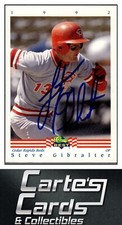 Steve Gibralter 1992 Classic Best #47 Reds TTM/IP Signed Autographed