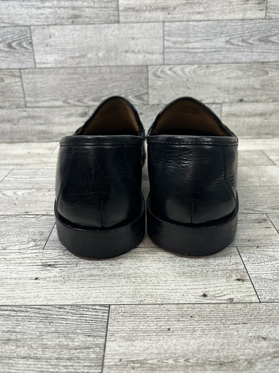 Florsheim 12073 Jareth Black Woven Dress Shoes Loafers Men