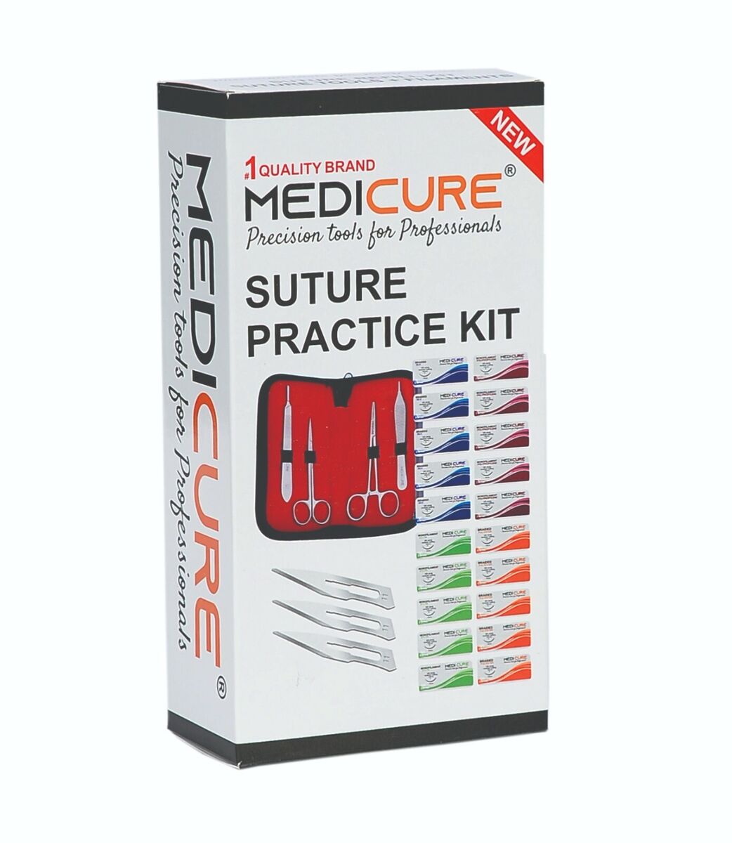 Suture Practice ReFill Kit Filaments +Tools for Training Medical & Vet  Students