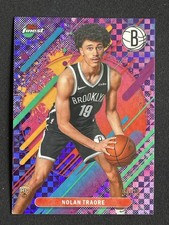 Nolan Traore 2025-26 Topps Finest Rare Purple X-Fractor Base RC /75 #219