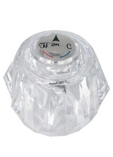 Knob Handle In Clear For Delta Tub And Shower Faucets Replacement H71