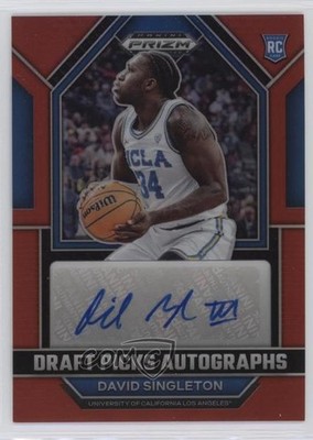 2023-24 Panini Prizm Draft Picks Red 101/149 David Singleton #DPA-DVS Auto 0v2h
