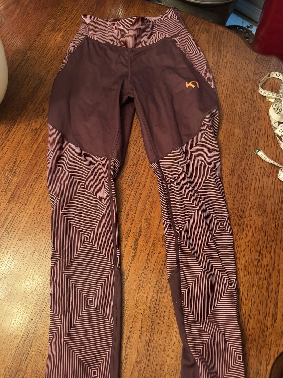 Kari Traa Women's Base layer Pant Size Small Geometric Design