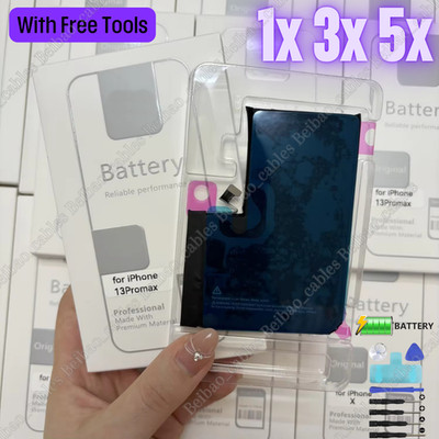 Replacement Internal Battery For iPhone7 8 X XR XS Max XR 11 12 13 14 15 16 LOT