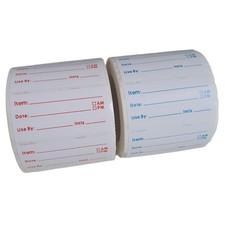 1000pcs Dissolvable Food Labels Removable Food Stickers for Home Catering