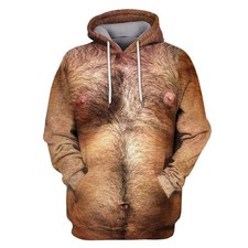 Hairy Man Custom Cosplay Costume Hoodie
