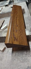 custom made oak wood threshold 5 1/2 x 2 1/4 x 36 walnut stain houze wood shop