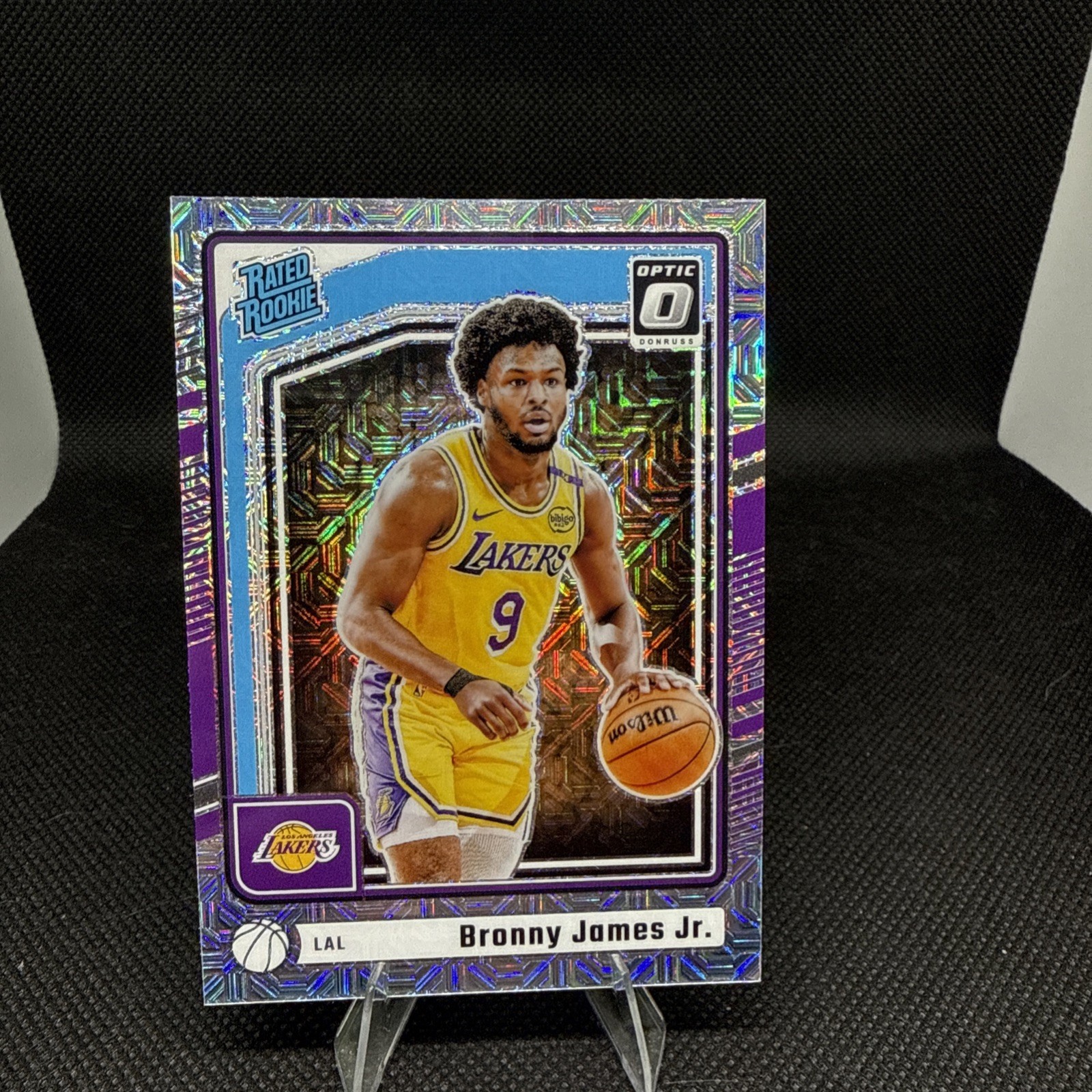 BRONNY JAMES JR. 2024-25 DONRUSS OPTIC RATED ROOKIE CHOICE MOJO RC #282