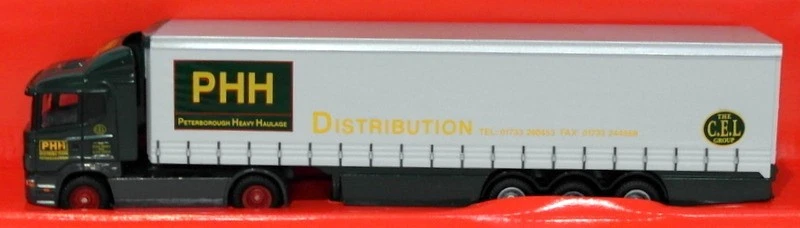 Corgi 1/64 Scale Diecast 59558 - Scania Curtainside - PHH - Image 2 of 2