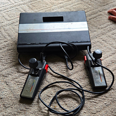 Atari 7800 ProSystem Home Console w/ 2 Joysticks, Pause Button, NTSC RF