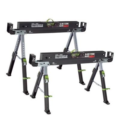 Sägebock Klappbock Werkbock 2.0 DELUXE 9-fach höhenverstellbar Stahl 1300 kg 2x