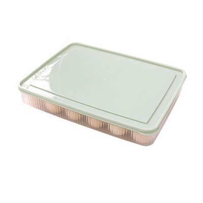Egg Holder 24 Slots Sturdy PP Dustproof Lid Design Light Easy To Clean Egg SET