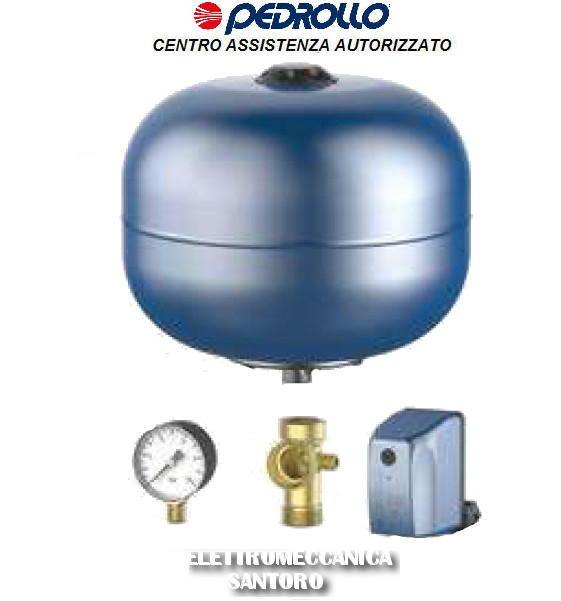 Vaso Espansione 24L Idrosfera Pedrollo Kit Completo - Comfort e Silenzio
