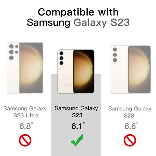 JETech Case for Samsung Galaxy S23 5G 6.1 Inch Non Yellowing Shockproof Bumper - Picture 2 of 24