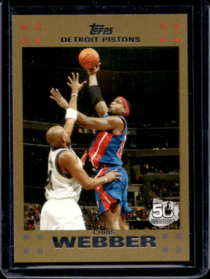2007-08 Topps - Chris Webber #84 Gold /2007