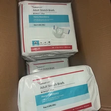 Adult Briefs 48 X Cardinal Health Disposable Diapers Size 2XL 3XL Sure Care Plus