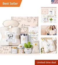 Luxury Spa Care Gift Basket for Women - Comforting After Surgery Essentials