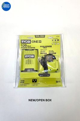#ad #ad RYOBI ONE 18V 120 Watt 12V Automotive Power Inverter with Dual USB Ports $39.90