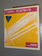 COMPAQ DESKPRO M - EMPTY BOX - ORIGINAL - VINTAGE COMPUTER