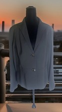 Jones New York Collection Monticello Blazer Dark Grey/Mushroom SZ 14 NWT