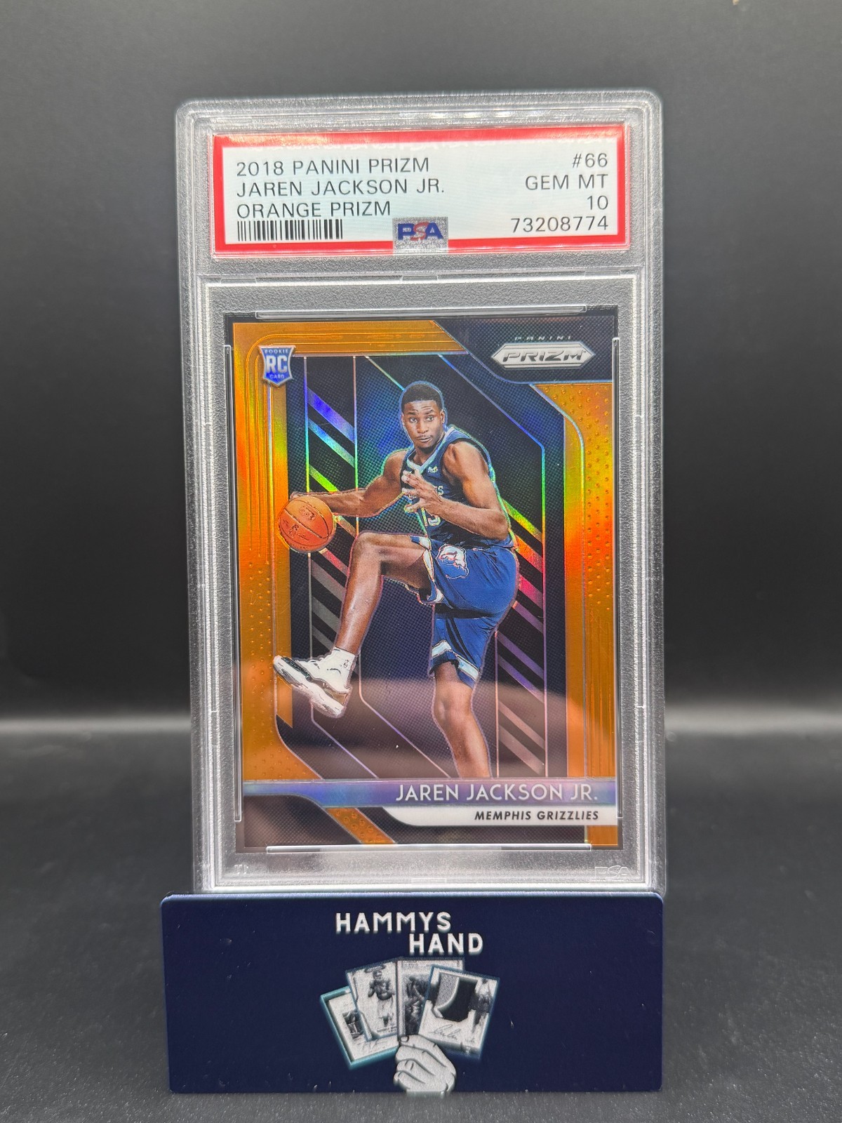 2018 Prizm Jaren Jackson Jr. Orange Rookie RC /49 #66 PSA 10!!