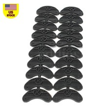 20 Rubber Sole Heel Savers Toe Plates Tap DIY Glue On Shoes Pad Replacement