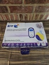 Baby BT Digital Monitor and Pacifier with Lightshow and Lullabies White/ Purple