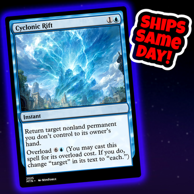 #ad Cyclonic Rift Custom Art Magic: The Gathering Playtest Card Commander EDH $3.98
