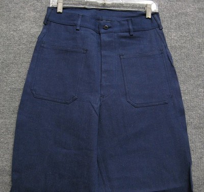 VINTAGE 1950's US NAVY USN DUNGAREES UTILITY TROUSERS DENIM PANTS