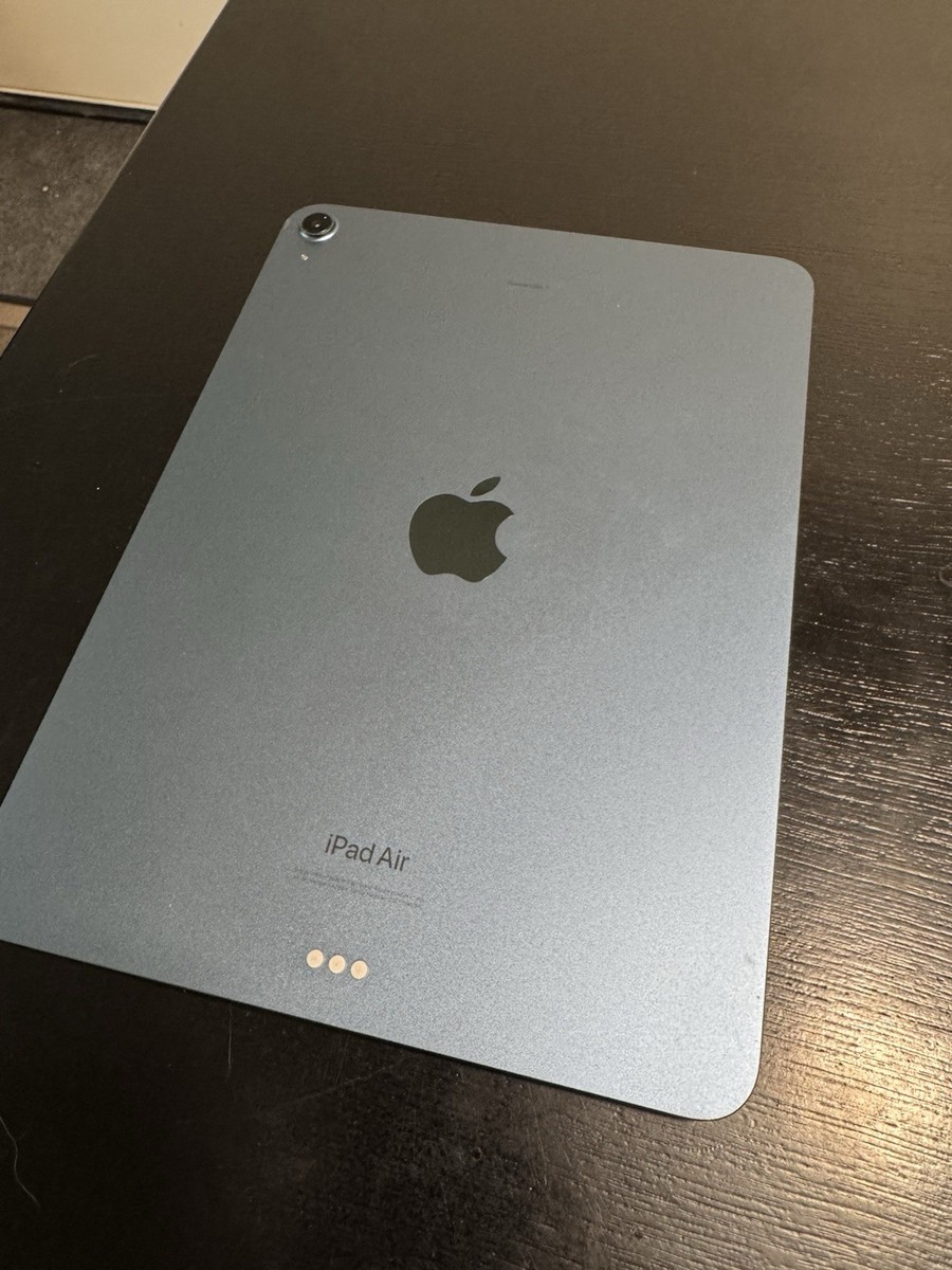 Apple iPad Air (5th Gen) 64GB, Blue, Wi-Fi, 10.9”, with case and