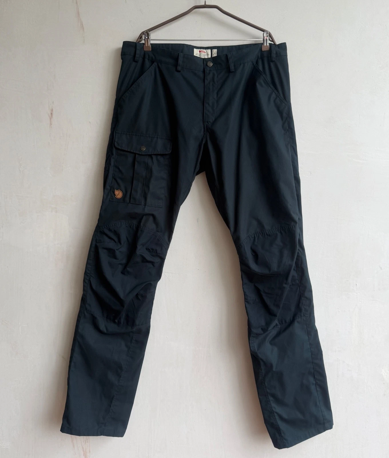 Fjallraven Nils Trousers G-1000 Navy Blue Hiking Pants Men's EU 58