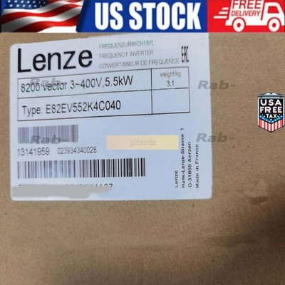 E82EV552K4C040 NEW LENZE 8200 vector 3-400V 5.5kW Inverter E82EV552_4C040