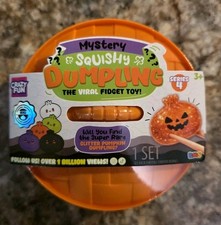 RMS Crazy Fun Mystery Glitter Pumpkin Dumpling Series 4 Halloween Squishy