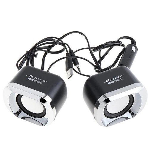  High  Full Range Stereo Subwoofer PC Speaker Portable  Music DJ USB8043